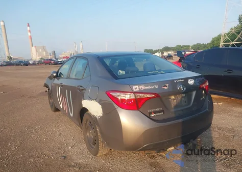 2017 Toyota Corolla Le z USA, uszkodzony, nr VIN 5YFBURHE4HP702843